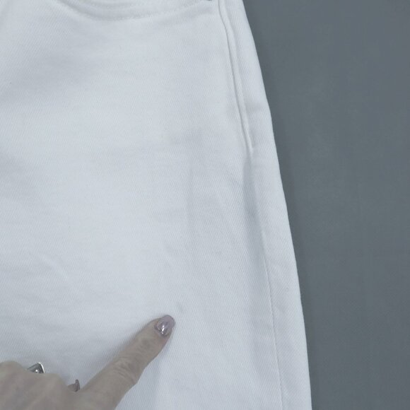 J.Crew Petite Classic Straight Jean In White Women's 26P Casual Everyday Weekend - Picture 5 of 16